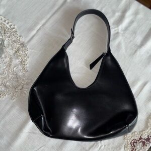 Sleek Black Handbag